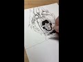 真人【領域展開・自閉円頓裹】描いてみた。 jujutsu kaisen drowing mahito. this is drawn without draft.