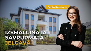 Izsmalcināta savrupmāja prestižā Jelgavas apkaimē