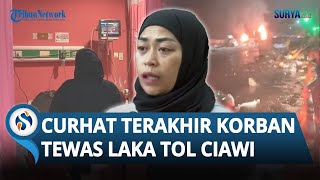 CURHAT TERAKHIR Korban Tewas Laka Maut Gerbang Tol Ciawi, Niat Mencari Nafkah Kini Kandas