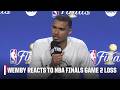 Victor Wembanyama on the Spurs' NBA Finals Game 2 loss vs. Knicks | NBA on ESPN