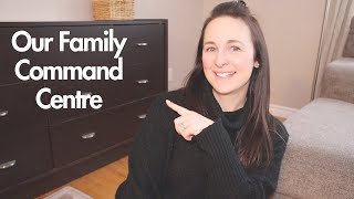 A SIMPLE Command Centre that Keeps our Family Organized & Reduces Stress ✨❤️