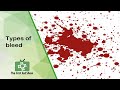 Types of bleed on The First Aid Show