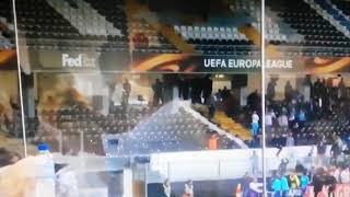 Patrice evra kicks his fan (full Video)