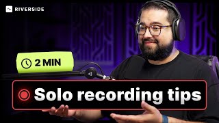 How to Record a Solo Podcast Easily [2 Min Tutorial]
