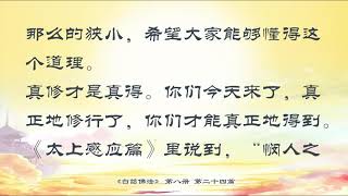 08.24【有声字幕】白话佛法 第八册 - 24、真修是“智慧和慈悲”