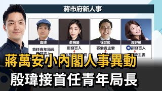 蔣萬安小內閣改組！ 殷瑋接青年局長 吳盛忠請辭－民視新聞