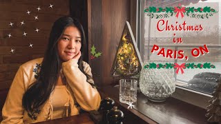 【🇨🇦VLOG】加拿大過聖誕🎄多倫多以外的小城鎮Paris🌟陪我逛聖誕市集🤍過一個白色聖誕  ✎ 𝐂𝐀𝐓𝐇𝐘 𝐋𝐎𝐊𝐈