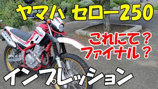 ヤマハ セロー250 インプレッション