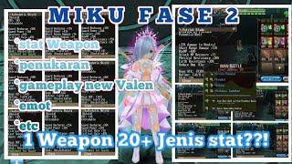 Miku Fase 2 \u0026 Valen new diff - Toram online