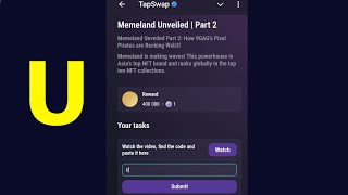 Memeland Unveiled | Part 2 | TapSwap Code