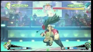 Shiro(Abel) vs Keshikaran(Poison) / USF4 Arcade Match