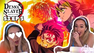 UPPER MOON 5 HAS JUMPED IN | Demon Slayer S3 Ep 5 Reaction