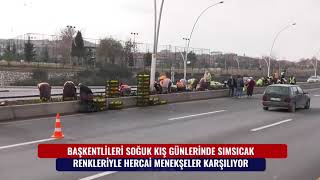 BAŞKENT’İN KIŞI DA RENGARENK