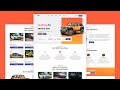 Responsive Car Rental Website Using HTML CSS And JavaScript