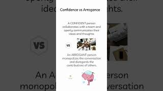 💪 Confidence vs. 💩 Arrogance: Spotting the Distinction 🔍 #shorts