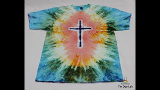 How To Make An Incline Ice Dye Cross Tie Dye Shirt