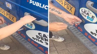 Man Shows Tool Thieves Use To Break Into Cars Man Shows Tool Thieves Use To Break Into Cars