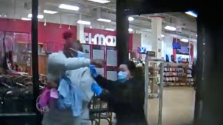 Caught on camera: Shoplifter pepper-sprays TJ Maxx employee during Newton robbery