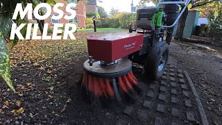 This Machine DESTROYS Moss Like Nothing Else! | Terrazza Weedee PRO