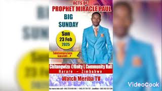 Prophecy time//Prophet Miracle Paul let's us pray for south africa