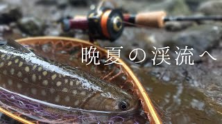 【渓流釣り】ウェットウェーディングで夏の渓流へ。