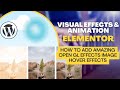 How to add Open GL effects image hover effects | Elementor