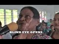 BLIND IN HER RIGHT EYE AND NOW SHE SEES. Jesus still does miracles today!