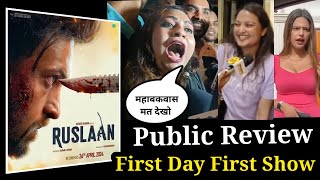 ruslaan movie Public Review & Reaction | ruslaan Movie Review |  ruslaan movie first day first show