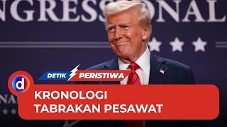 Trump Ungkap Kronologi Tabrakan Pesawat, Tak Ada Korban Selamat