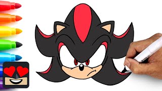 How To Draw Shadow the Hedgehog