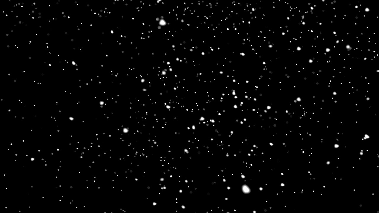 Snow Falling Effect Overlay Free Footage Black Screen - YouTube