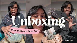 Unboxing the Backyard Bliss Box Cozy Vibes  Patio Must-Haves!