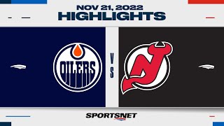 NHL Highlights | Oilers vs. Devils - November 21, 2022