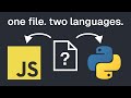 this code runs in both JS and Python.
