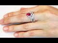 unheated jedi ruby ring at 2.02 carats by kat florence kf08142