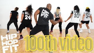 Hip-Hop Fit Cardio Dance Workout  "100th Video" | Mike Peele