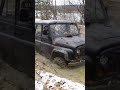 uaz hunter drove in left shorts short shortvideo reels winter offroad respect uaz suv