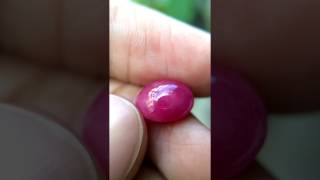 5.69ct Good Quality Natural Cabochon Red Ruby Mozambique