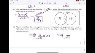 Algebra 2 Unit 12 Lesson 4 Conditional Probability
