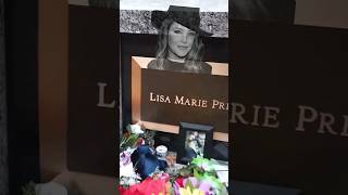 Lisa Marie Presley Grave - 1 Year Later | Meditation Garden Graceland | Memphis, TN #shorts #elvis