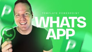 Template de WHATSAPP no PPT  😮‍💨 | TUTORIAL POWERPOINT