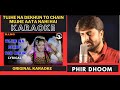 Tujhe Na Dekhun To Chain [ Rang Movie ] Original Crystal Clear Karaoke With Scrolling Lyrics