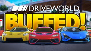 17 CARS Got *BUFFED* In Drive World Update! (Roblox)