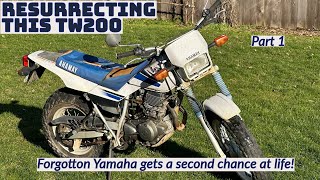 REVIVE AND RIDE: Transforming my favorite Yamaha dual sport, the TW 200! Part 1