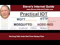 Working With Node Red Flow Startup Files