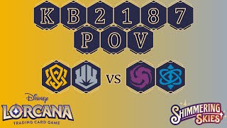 Lorcana POV SSK 2024.09.09 Rd 4 Amber/Steel Songs vs Amethyst/Sapphire Ramp