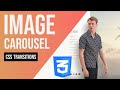 Modern image carousel - CSS animations, Flexbox, Javascript