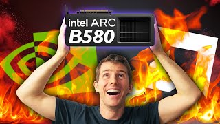 THE INTEL ARC B580 IS ACTUALLY GREAT & AFFORDABLE