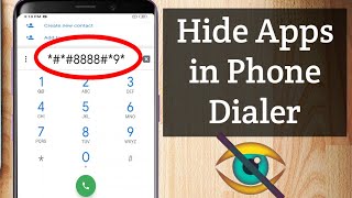 How to Hide Apps in Phone Dialer on Android!! Without Root, 2022