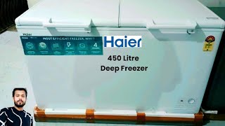 Haier Deep Freezer Full Review || haier 450litre chest freezer || #haier #chestfreezer #deepfreezer